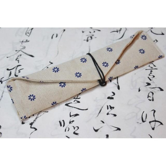 【返璞小居】日式和風款環保筷加厚布套布筷套雙層布套勺筷布袋便攜餐具筷子勺子套裝手工純棉包裝袋-細節圖6