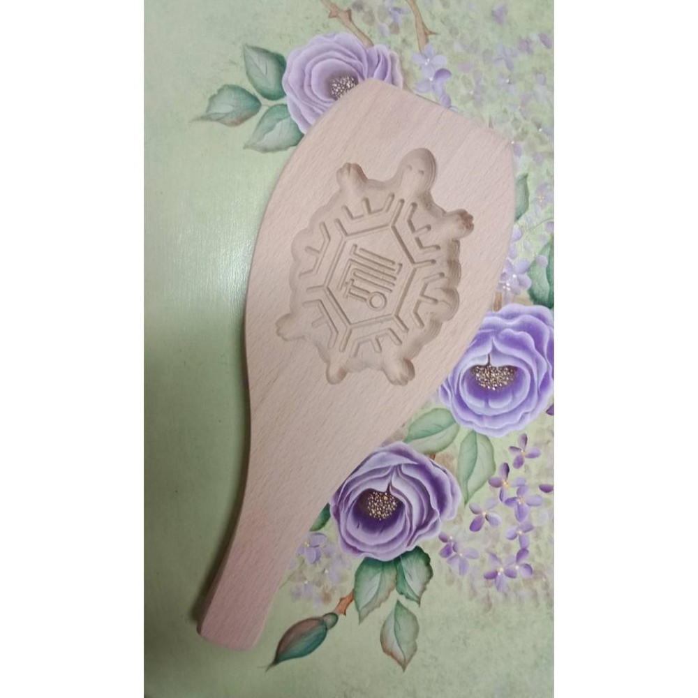 【返璞小居】木龜粿印 潮汕木圓粿印 櫸木龜印 立體月餅模具清明粿印冰皮月餅艾葉米粿饅頭麵食木質模具-細節圖4