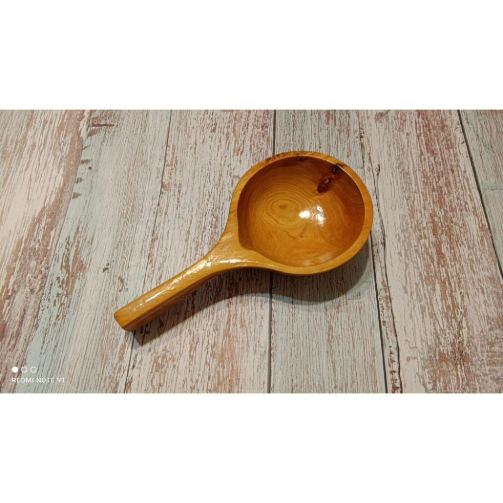 【返璞小居】柏木水瓢木勺舀水勺木勺泡澡木瓢泡浴水瓢泡澡水瓢木水瓢老式水瓢-細節圖5