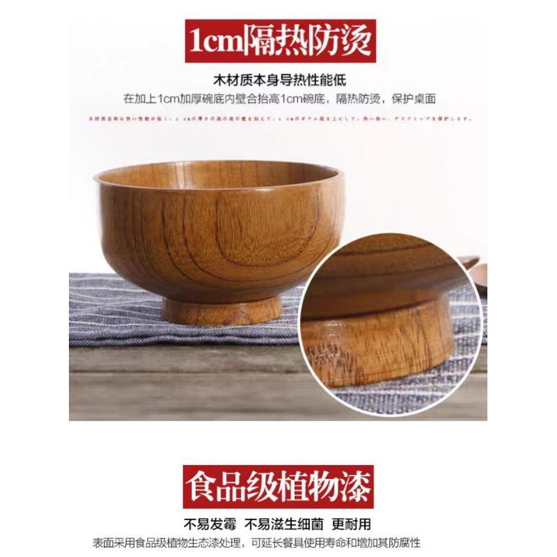 【返璞小居】木碗 酸棗木 日式木碗 湯碗 飯碗 麵碗 兒童碗 原木碗 點心碗-細節圖6