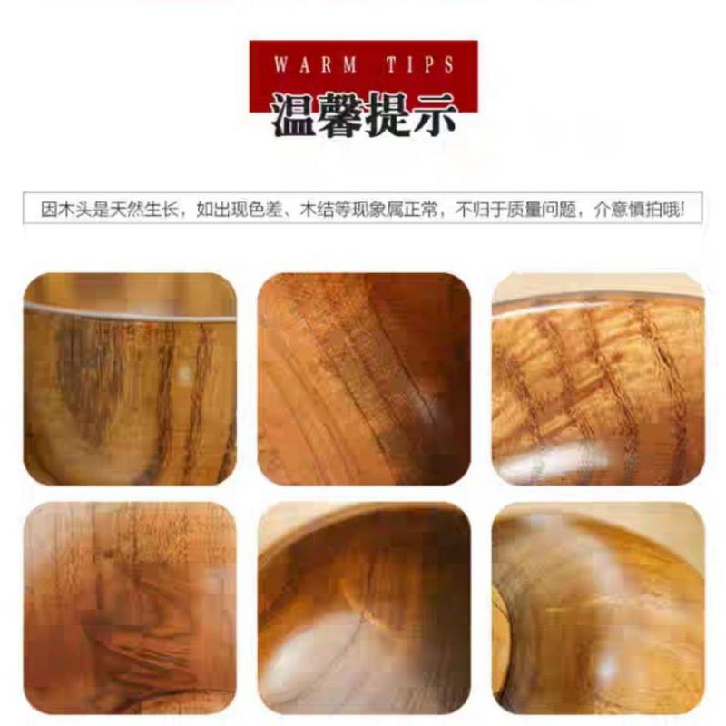 【返璞小居】木碗 酸棗木 日式木碗 湯碗 飯碗 麵碗 兒童碗 原木碗 點心碗-細節圖7