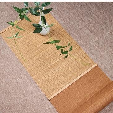 【返璞小居】竹茶席 包邊竹茶蓆禪意竹茶席茶席茶道桌旗復古茶席日式中式茶席桌布桌墊 茶道用具-細節圖2