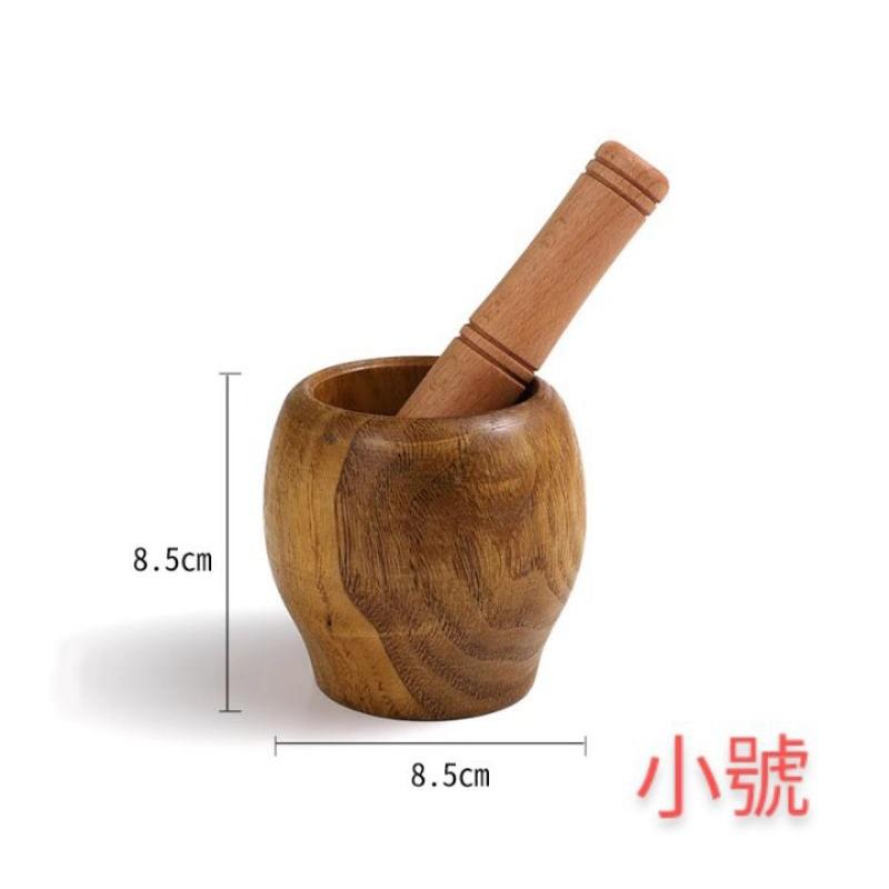 【返璞小居】實木搗泥器酸棗木搗蒜罐子蒜泥器搗碎器搗藥器-細節圖5