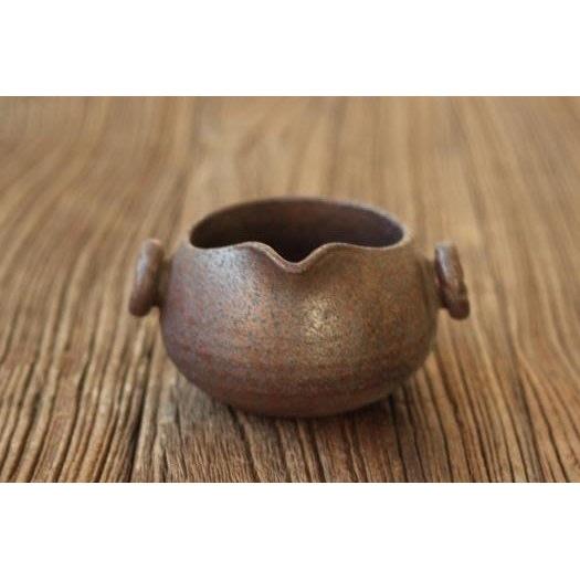 【返璞小居】日式粗陶仿古泡茶茶海 公道杯 陶瓷茶海 分茶器 功夫茶具 茶道用具-細節圖3