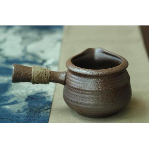 【返璞小居】日式粗陶仿古泡茶茶海 公道杯 陶瓷茶海 分茶器 功夫茶具 茶道用具-細節圖3