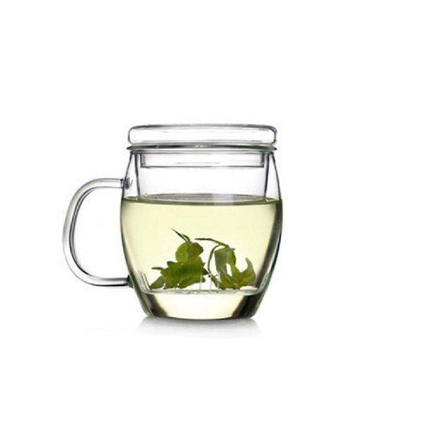 【返璞小居】清倉 300ml耐高溫手工玻璃杯 三件式濾茶杯 泡茶杯 花茶杯 品茗杯 玻璃杯-細節圖2