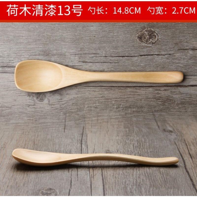 【返璞小居】木湯匙原木湯勺兒童湯匙荷木湯匙-細節圖4