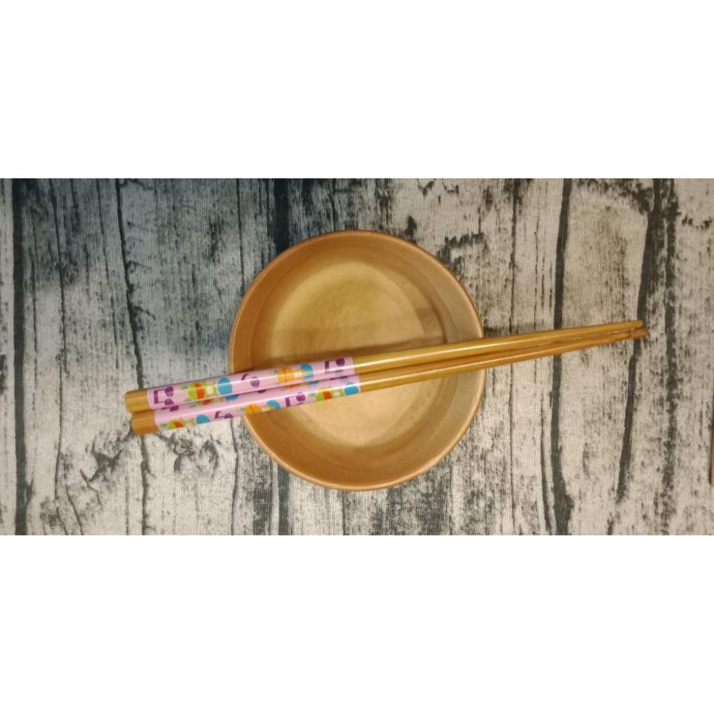 【返璞小居】印花竹筷兒童筷 碳化竹筷 印花筷-細節圖7