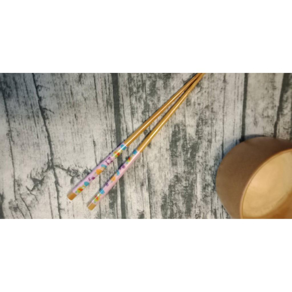 【返璞小居】印花竹筷兒童筷 碳化竹筷 印花筷-細節圖8