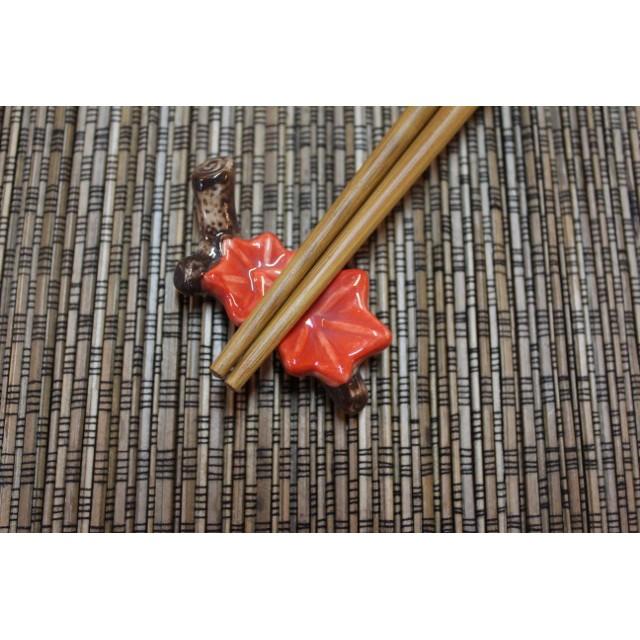 【返璞小居】 鶯歌陶瓷筷架 貓頭鷹筷架 招財貓 梅花 白天鵝 貓咪 狗 碗豆夾筷架-細節圖7