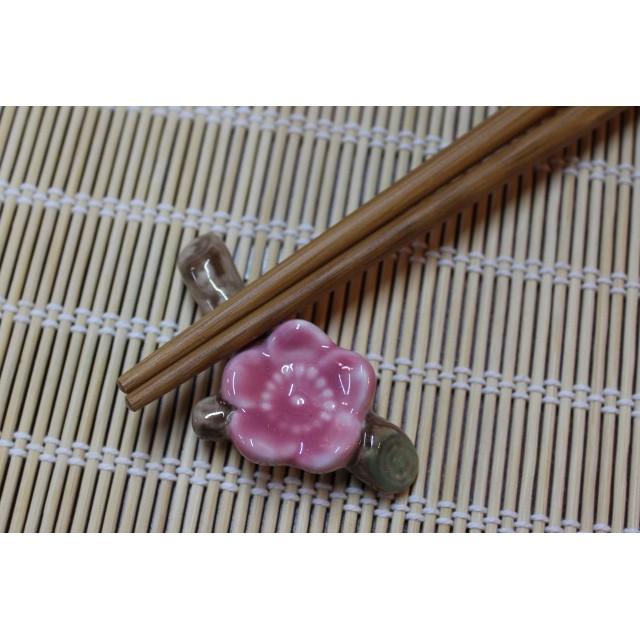 【返璞小居】 鶯歌陶瓷筷架 貓頭鷹筷架 招財貓 梅花 白天鵝 貓咪 狗 碗豆夾筷架-細節圖8