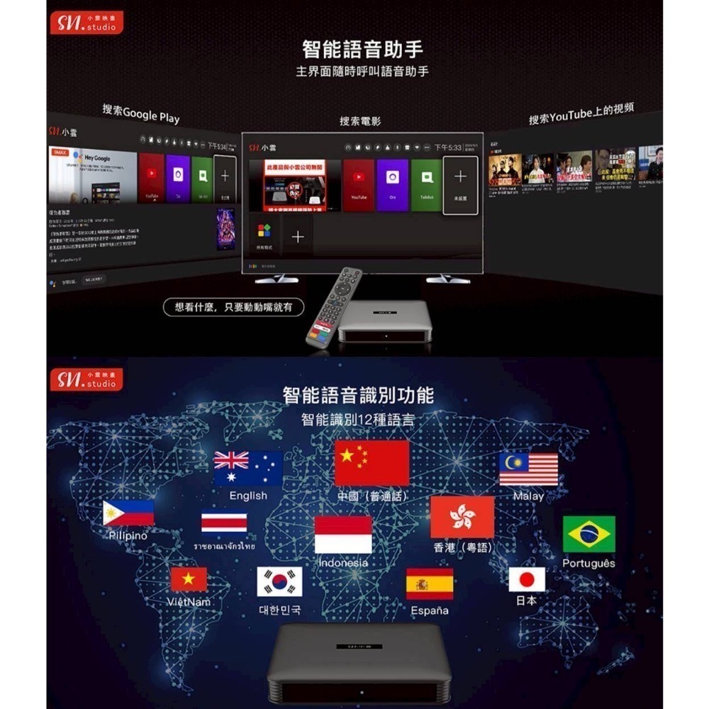 Svi.小雲 2024最新版 10P+ 小雲盒子台灣公司貨 頂規旗艦電視盒-細節圖5