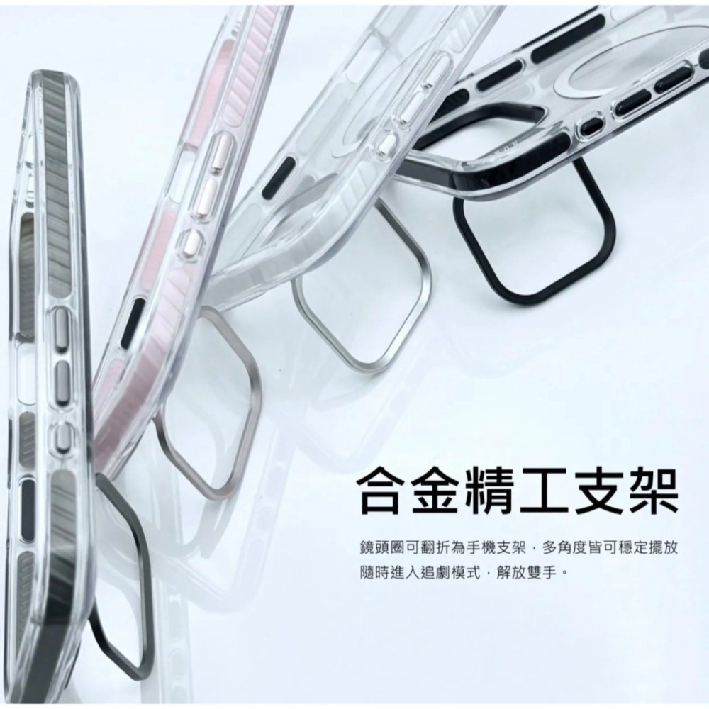 ETON 光環2.0 iPhone 17 系列 磁吸鏡頭支架抗黃透明殼-細節圖6