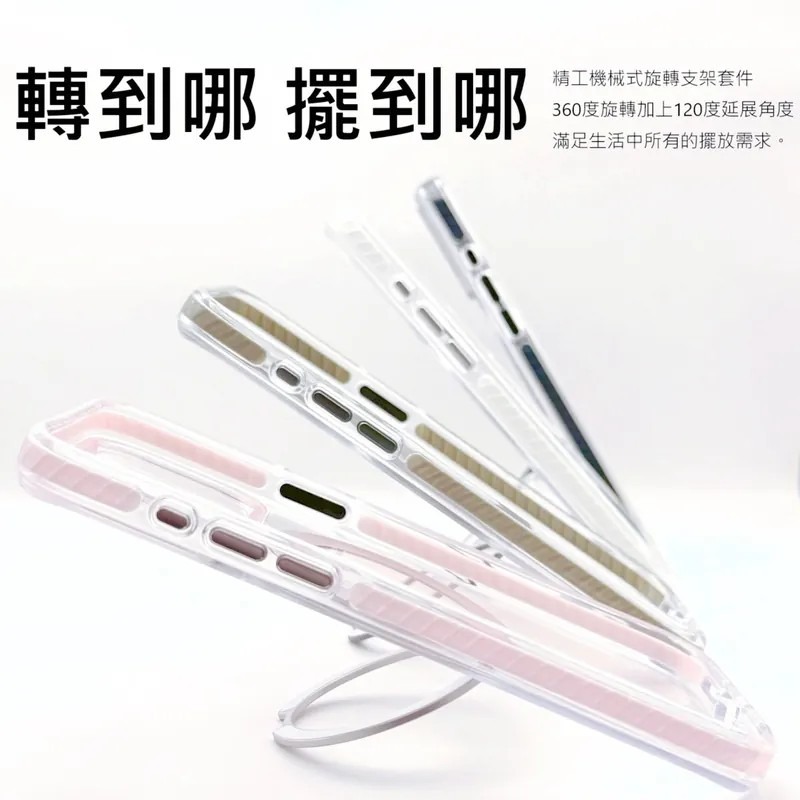 ETON 星軌 擺Fun360旋轉磁吸支架抗黃透明殼-細節圖2