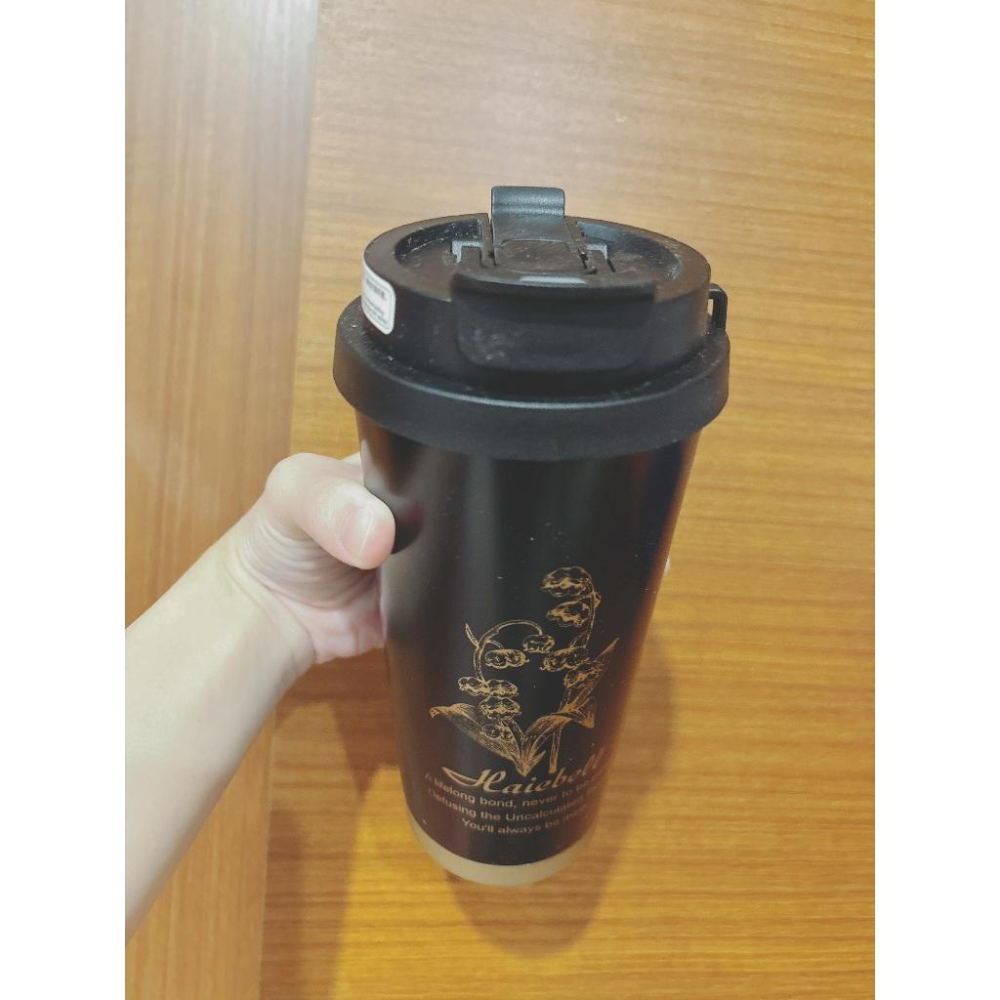 小鴨優品《 家居》500ml高顏值鈴蘭花大不鏽鋼316保溫杯-細節圖2