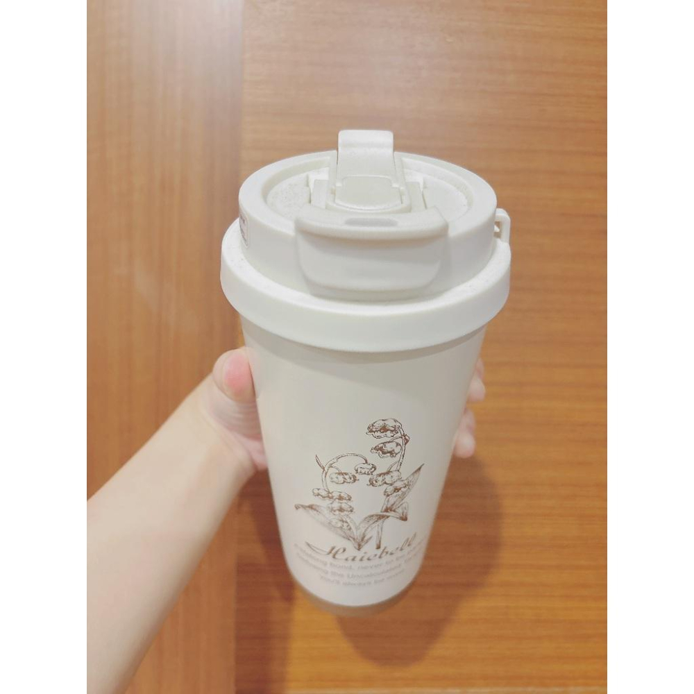 小鴨優品《 家居》500ml高顏值鈴蘭花大不鏽鋼316保溫杯-細節圖3