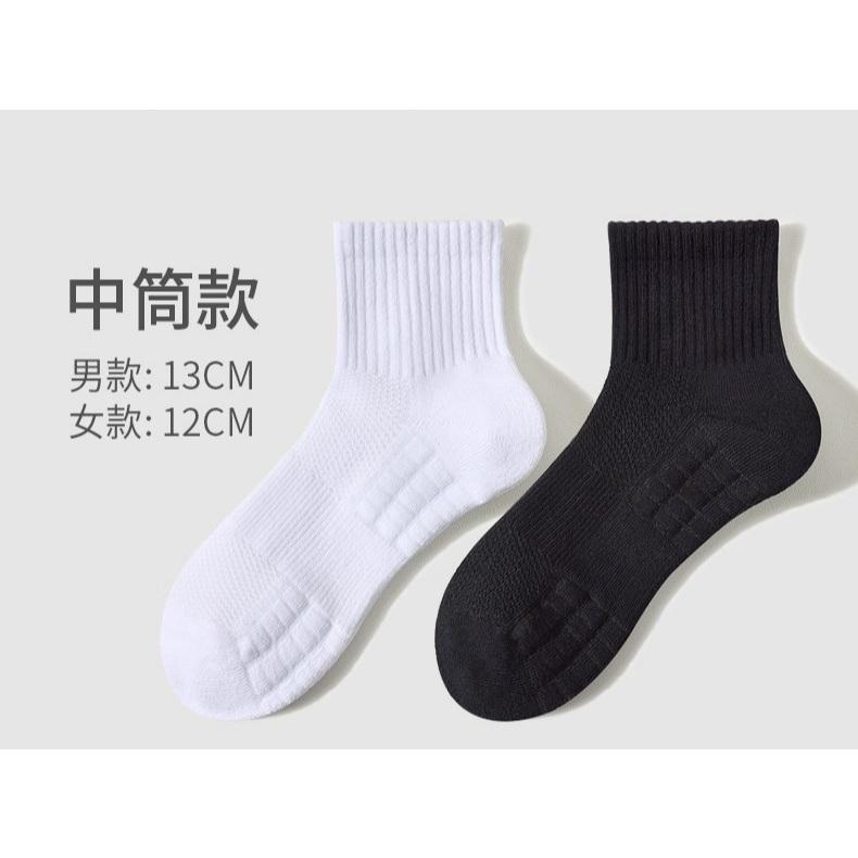 小鴨優品《 運動》抗菌毛巾底網布厚底運動襪 透氣防臭襪-細節圖6