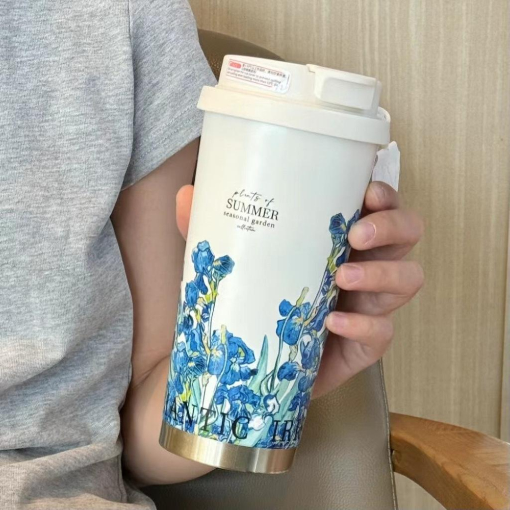 小鴨優品《 家居》夏日花園咖啡杯500ML  316不鏽鋼-細節圖5