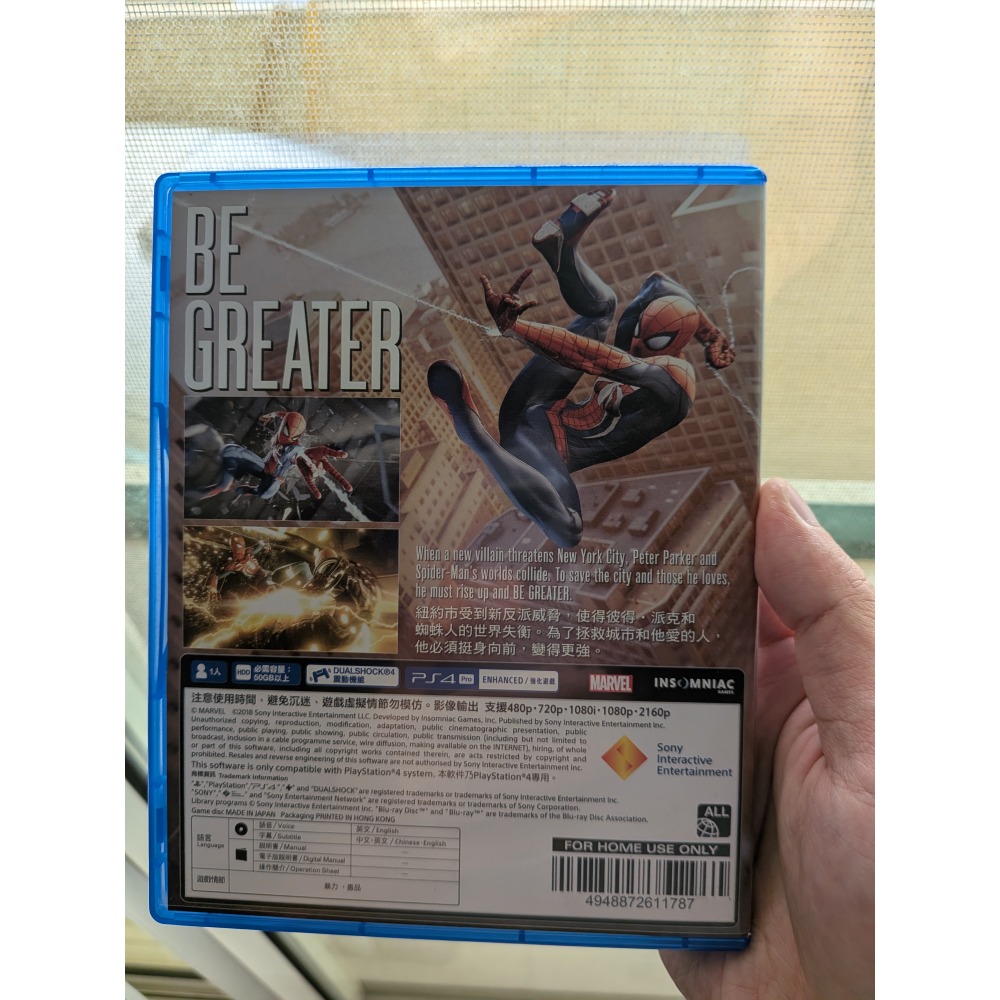 Ps遊戲蜘蛛人ps4版本-細節圖3
