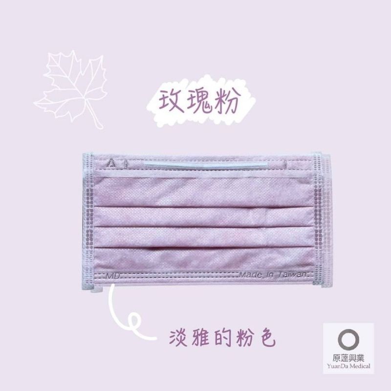 永猷-成人平面醫用口罩台灣製造石灰綠.英式奶.藍.綠.粉.白.黃.紫.天青藍.淡靛藍.星辰紫.透氣-水藍.玫瑰粉.蔚海藍-規格圖5