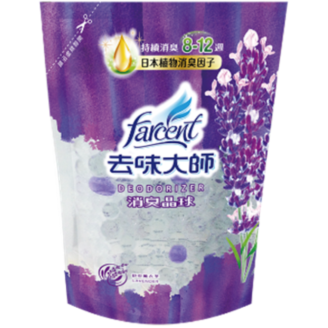消臭晶球補充包 紫-舒爽薰衣草