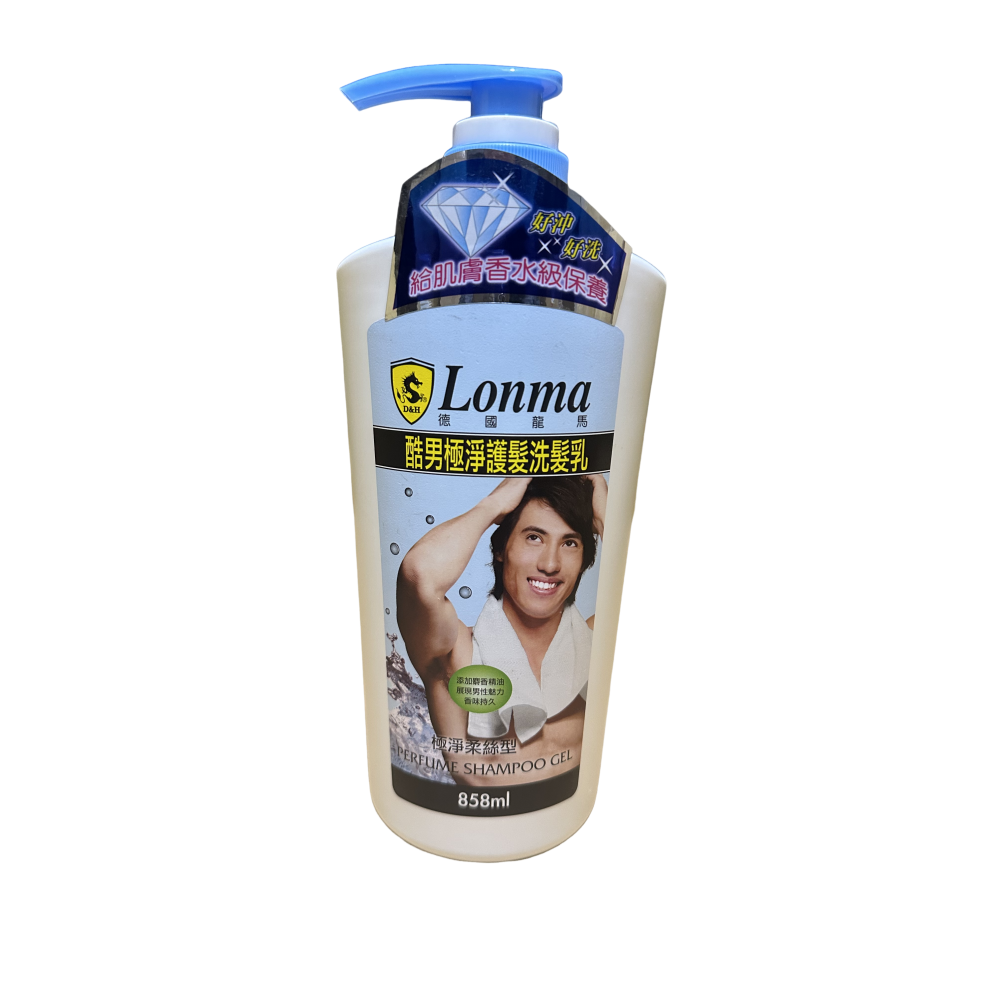 【龍馬】男性護膚沐浴乳 858ml｜兩款男士人氣香味  ✔ 男士專屬香調 ✔ 清爽不黏膩 ✔ 大容量更耐用 ✔ 洗完像噴-規格圖1