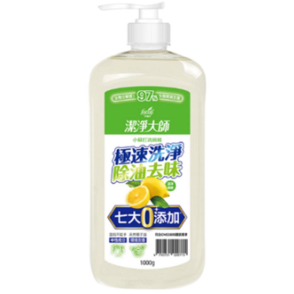 【花仙子】潔淨大師小蘇打洗碗精1000ml-規格圖1