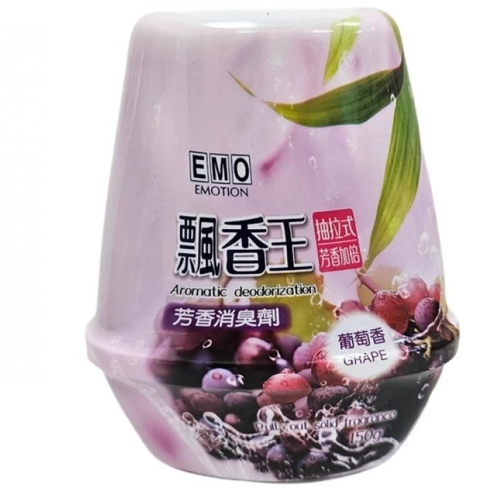 【EMO】 飄香王 抽拉式芳香消臭劑 150ml｜葡萄香｜柑橘香｜檸檬香 芳香/消臭/浴廁置放 ✔ 去味快 ✔ 香味穩-規格圖1
