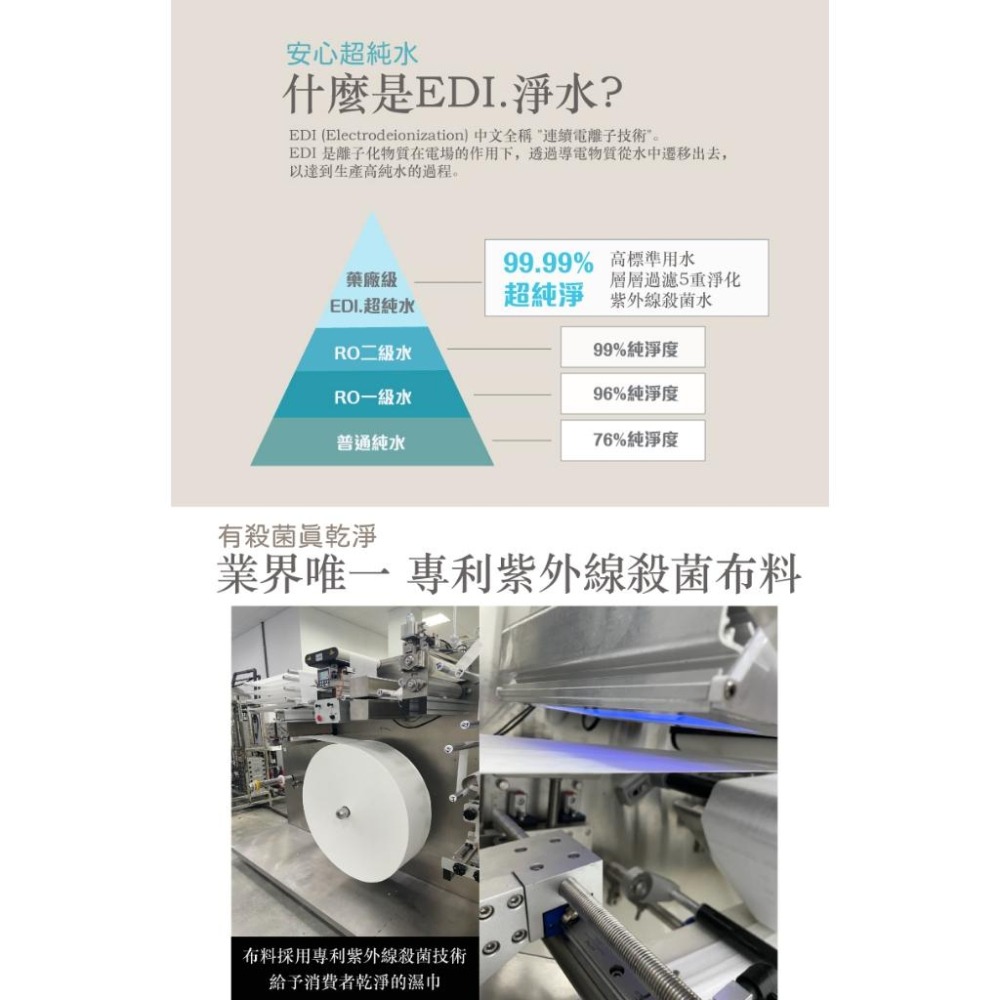 【兒樂】DEI超純水濕巾80抽｜迷你包8抽x8包-細節圖5