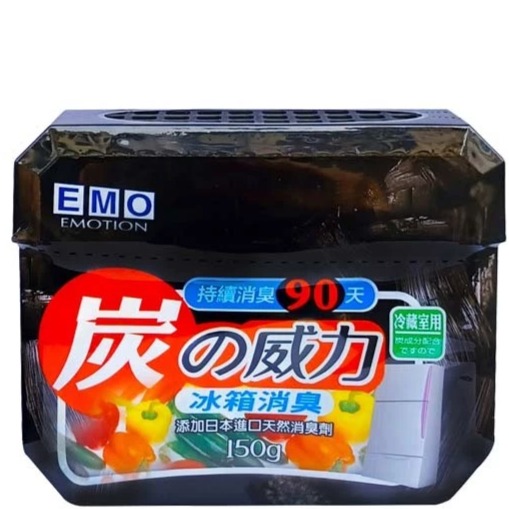 【EMO 】冰箱消臭劑150g｜綠茶｜炭 冰箱消臭｜廚房｜芳香｜消臭｜置放-規格圖1