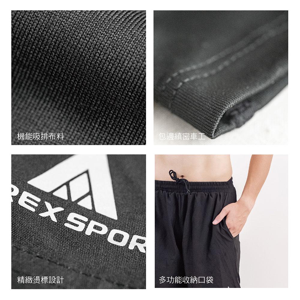 【AREX SPORT】假兩件長褲 外送褲 男大尺碼假兩件 工作褲 內搭褲 露營褲 輕量登山休閒釣魚褲 AS-7173-細節圖6