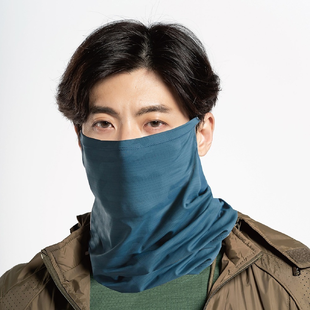 【AREXSPORT】冰絲面罩 防曬面罩 防風面罩 涼感面罩 抗UV 防曬護頸 網眼透氣 掛耳設計 面罩 頭套 素面-細節圖4