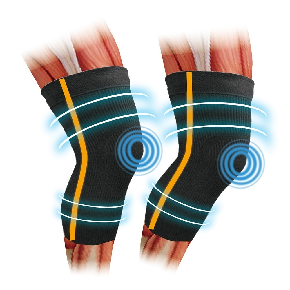 【AREX SPORT】AS-3429 運動護膝 登山護膝 鍺石墨烯（防捲支撐膠條）單支 / 加大碼 短護膝   護具-細節圖2