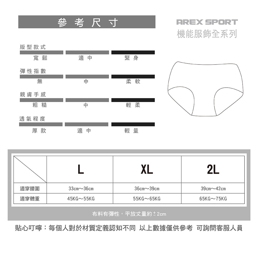 【AREXSPORT】AS-L004 三入組 加大碼 女款 冰絲內褲 無痕內褲 蕾絲內褲 性感內褲 三角褲 緞面三角褲-細節圖7