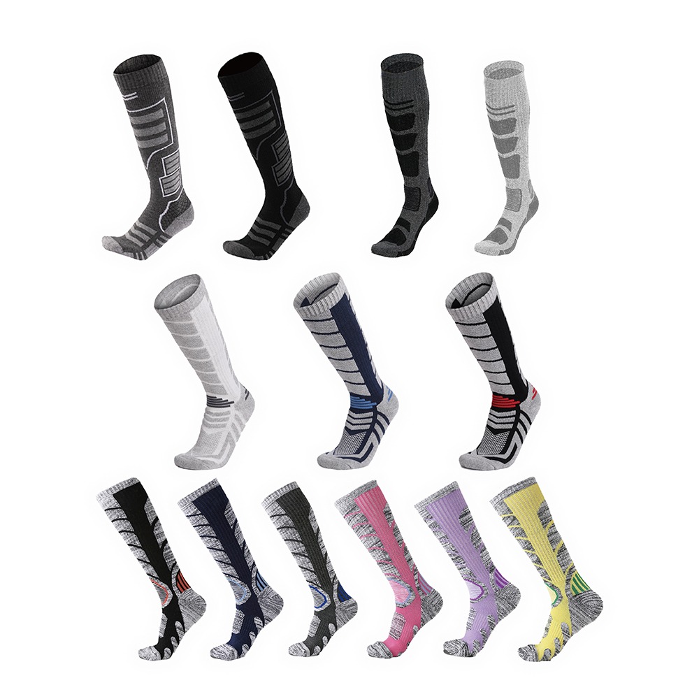 【AREXSPORT】男女加厚 長筒襪 膝上襪 登山襪 羊毛襪 避震襪 健行襪 百岳攀岩 抑菌 除臭 保暖 抗寒 滑雪-細節圖2