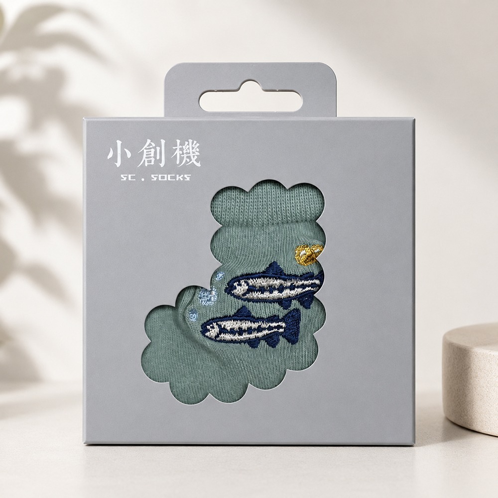 【小創襪】海洋襪 刺繡襪 晶圓紗 中筒襪 透氣襪 棉襪 健行襪 運動襪 休閒襪 機能襪 交換禮物 文青襪 MIT台灣製-規格圖11