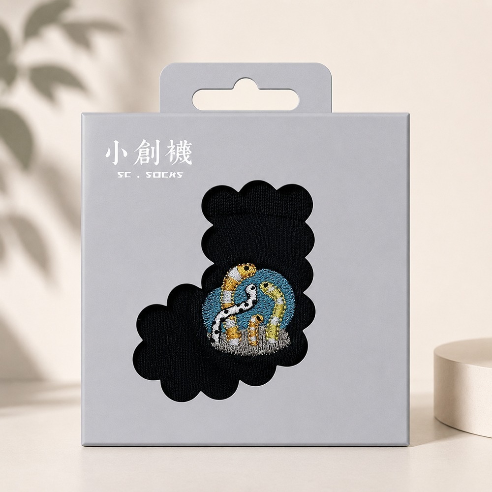 【小創襪】海洋襪 刺繡襪 晶圓紗 中筒襪 透氣襪 棉襪 健行襪 運動襪 休閒襪 機能襪 交換禮物 文青襪 MIT台灣製-規格圖11