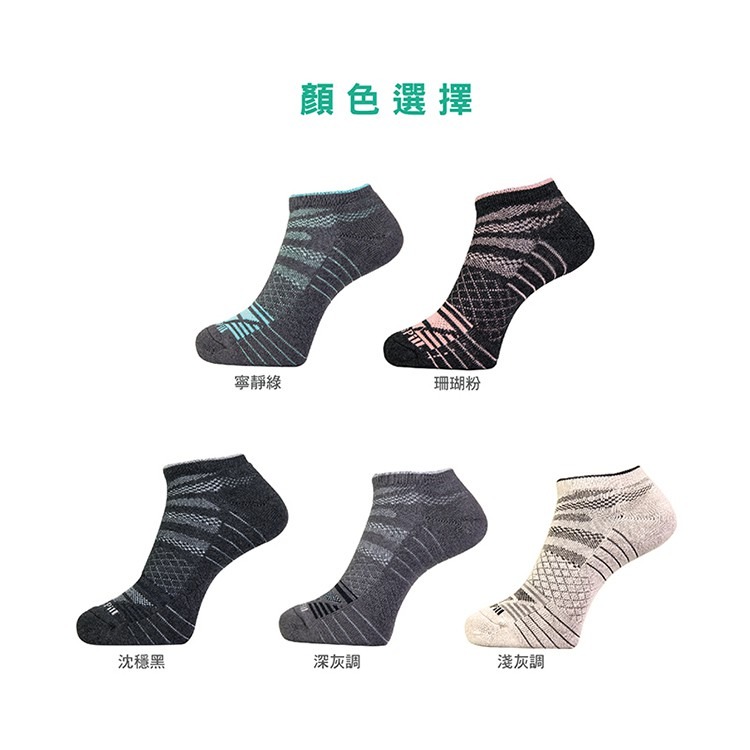 【SocksPill】SP-1001 除臭襪 抑菌襪 足弓運動短襪 除臭 抑菌纖維99% 台灣製造 SGS檢測 毛巾襪-細節圖2