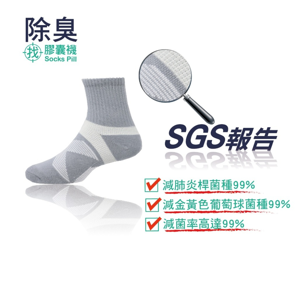 【SocksPill】除臭襪 登山襪 足弓加壓襪 加厚 毛巾襪 台灣製 長襪 氣墊襪 足弓襪 氣墊襪 厚底襪 腳踝襪-細節圖6