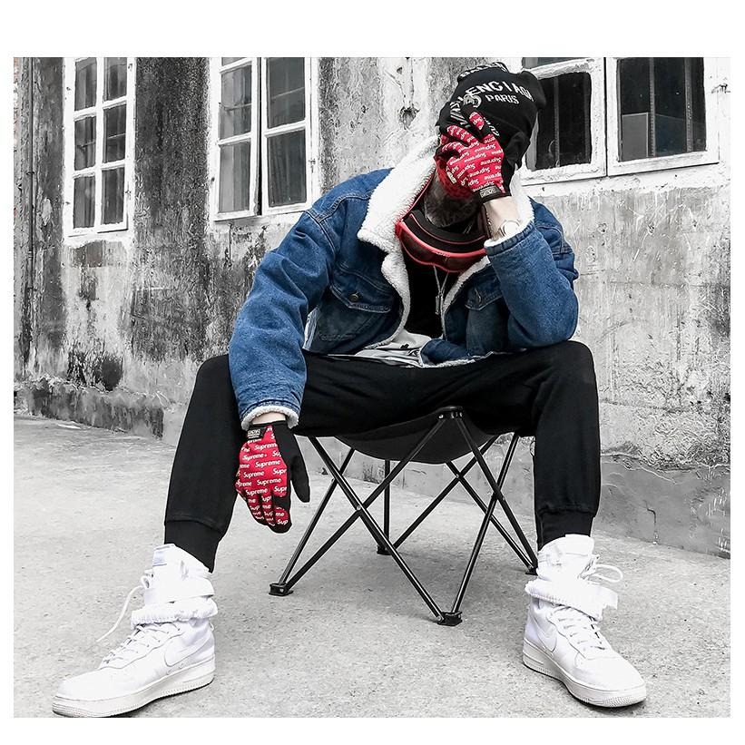 現貨 羔羊毛 加厚 保暖外套 牛仔外套 加絨 男生大衣 男生外套 羔羊毛外套 刷毛外套 大尺寸 大尺碼-細節圖3