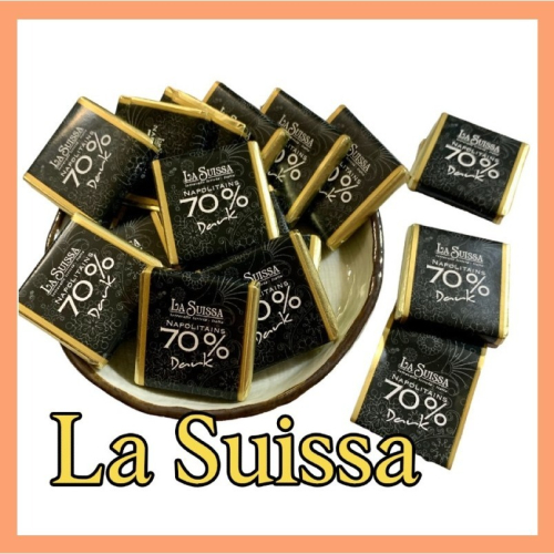 義大利 La suissa 巧克力 70%黑巧克力 薄片黑巧克力