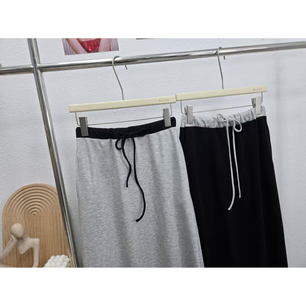 💎撞色腰頭質感太空棉裙💎-細節圖2