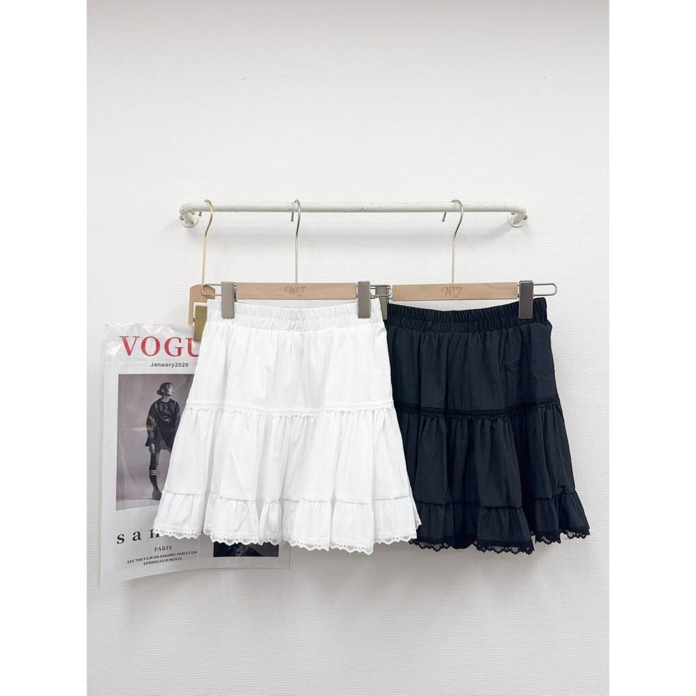 ☁️韓系蕾絲花邊蛋糕褲裙☁️-細節圖2