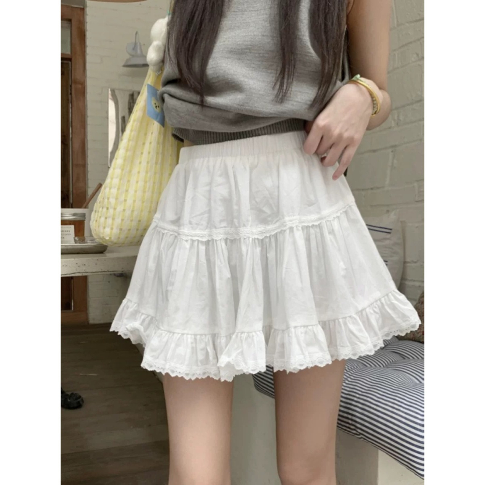 ☁️韓系蕾絲花邊蛋糕褲裙☁️-細節圖7