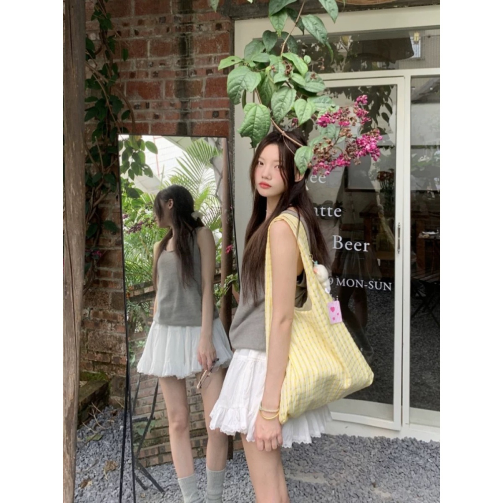 ☁️韓系蕾絲花邊蛋糕褲裙☁️-細節圖8