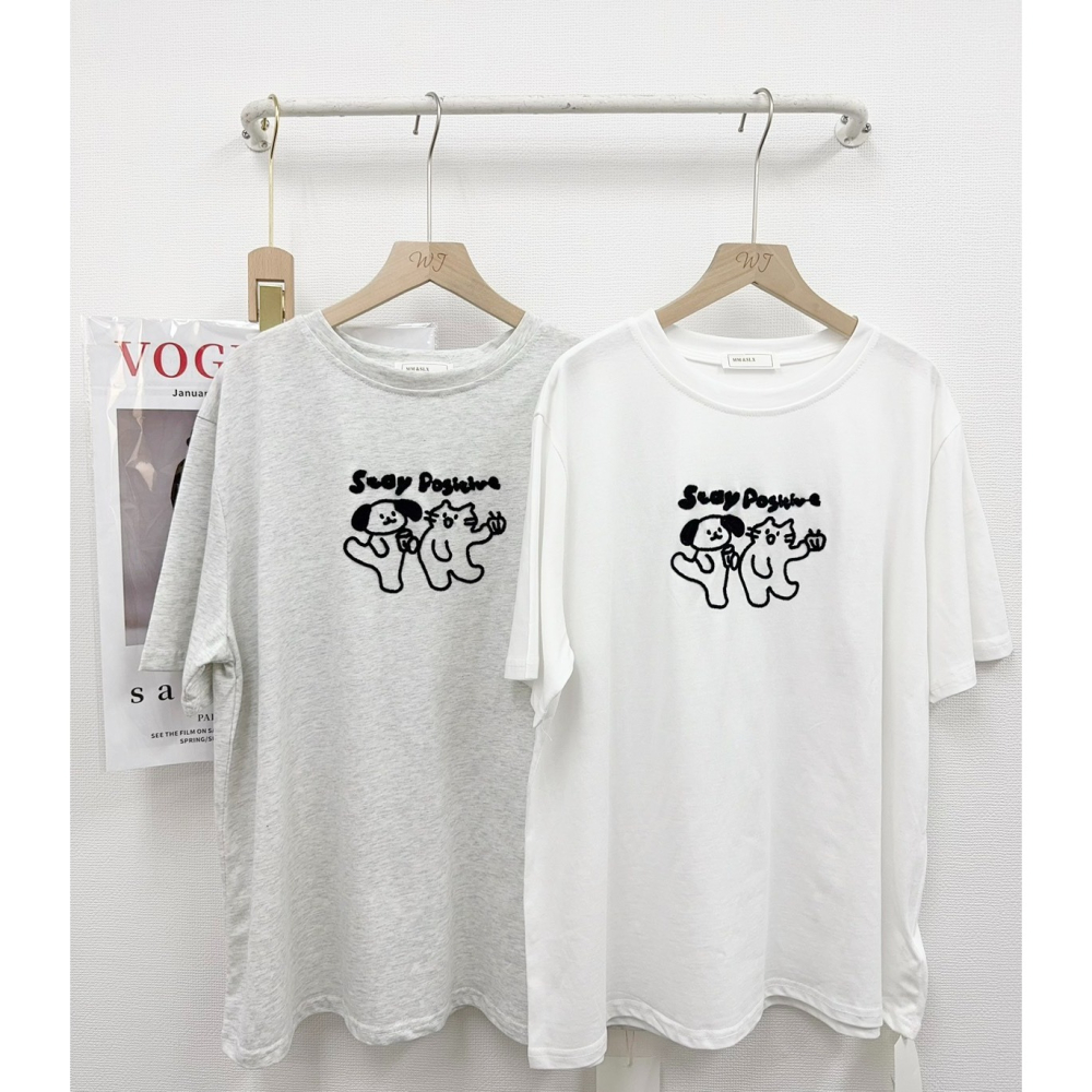 ✅毛巾刺繡貓狗派對 T✅-細節圖2