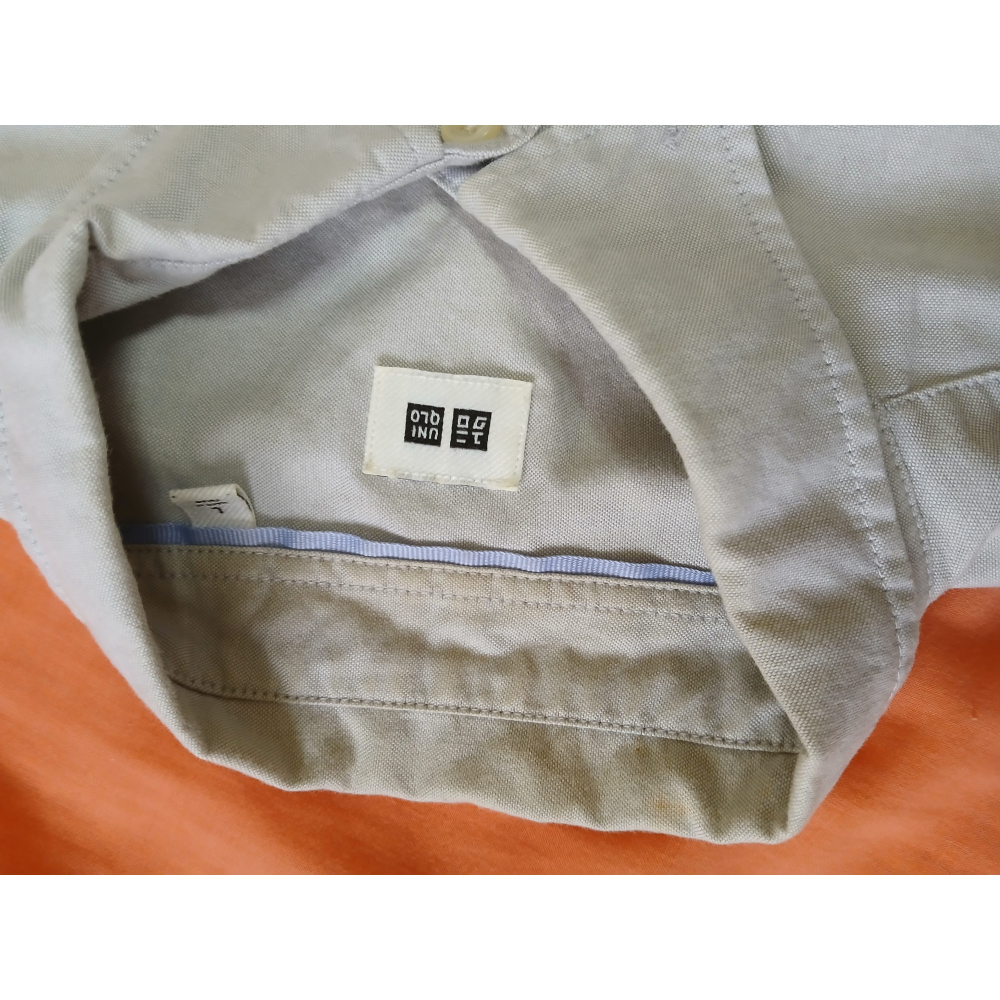 uniqlo 襯衫 5分袖 二手-細節圖3