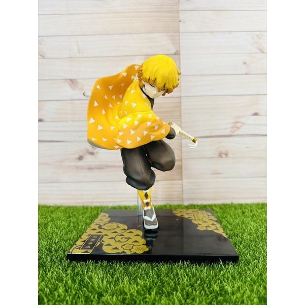 日本 正版 日版 鬼滅之刃 鬼滅 一番賞 C賞 我妻 善逸 我妻善逸 無限列車篇 無限列車 公仔 模型-細節圖2