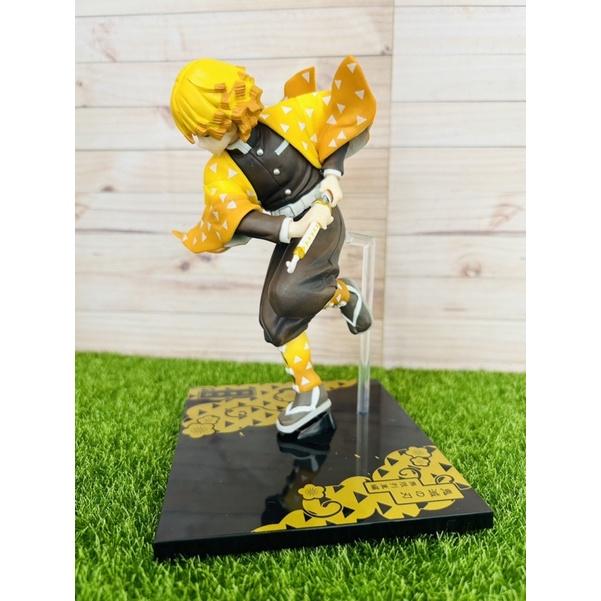 日本 正版 日版 鬼滅之刃 鬼滅 一番賞 C賞 我妻 善逸 我妻善逸 無限列車篇 無限列車 公仔 模型-細節圖3