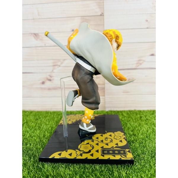 日本 正版 日版 鬼滅之刃 鬼滅 一番賞 C賞 我妻 善逸 我妻善逸 無限列車篇 無限列車 公仔 模型-細節圖6